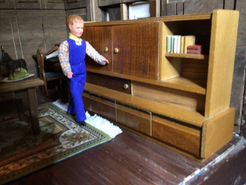 Puppenhaus puppenstube 1950 - puppenhaus,