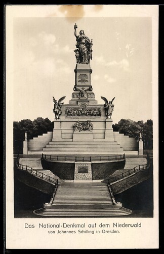 Ansichtskarte national denkmal - ansichtskarte, national-denkmal