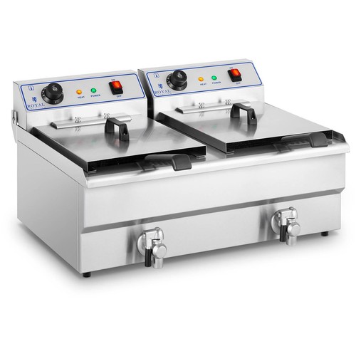 Fritteuse doppel edelstahl - fritteuse,