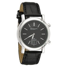 Miraval Funk-Armbanduhr mit Lederarmband Funkuhr Datumsanzeige Digital 42 mm