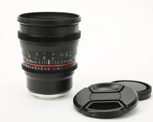 Samyang 50mm vdslr - samyang, t1.5
