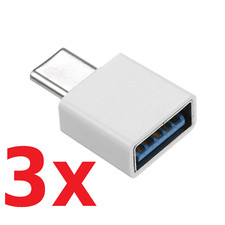 3x USB C auf USB A Adapter OTG