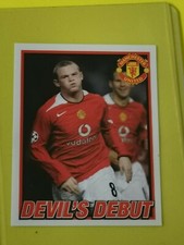 Wayne Rooney Rookie Sticker Devels Debut Panini Rooney Sticker