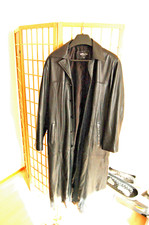 Ledermantel lang Gr. XL Viprer Kunstleder Matrix Gothic