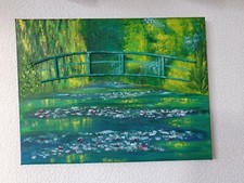 Seerosenteich 3d 40x30 Unikat