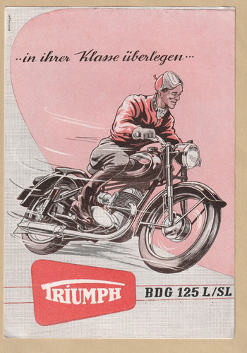 Prospekt motorrad triumph bdg - triumph,