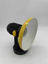 Vintage 1970s 70er Space Age Spotlight Wandlampe Strahler Gelb Senfgelb Retro