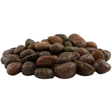 Zierkies Dekosteine rot poliert 10 kg, Kieselsteine Garten 2-3 cm