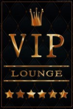 Bild Retro Blechschild VIP