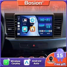2+64GB Für Mitsubishi Lancer Autoradio Android15 CarPlay GPS Navigation AUX WIFI