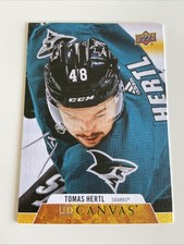 NHL Card-Tomáš Hertl-UD Canvas-UD2 2020-21-Sharks