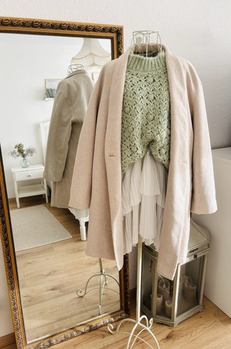 Mango mantel mit wolle - mango,