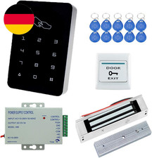 RFID Zugangskontrolle System Kit Set Touchscreen Codeschloss Türöffner + 180Kg /