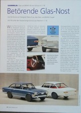 BMW GLAS 3000 GT V 8 COUPE in 1-18 von SCHUCO.... ein Modellbericht #1903f