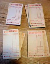 Kaffee HAG Kellnerzettel