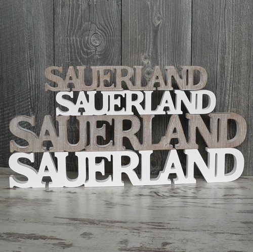 Sauerland schriftzug aus - sauerland, holz
