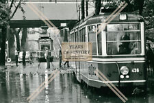 Foto Dortmund Hochwasser Unterführung Straßenbahn Kleinbahn Linie 16 1967-69