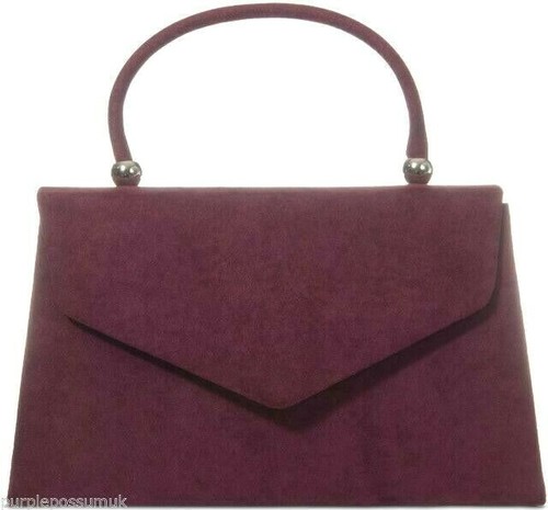 Burgunderrote handtasche - burgunderrote,