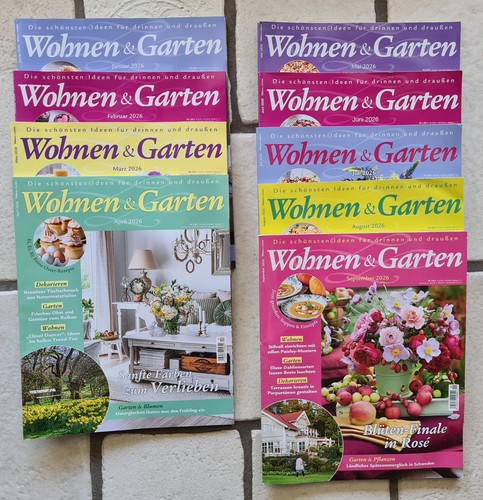 Wohnen garten zeitschriften - &,