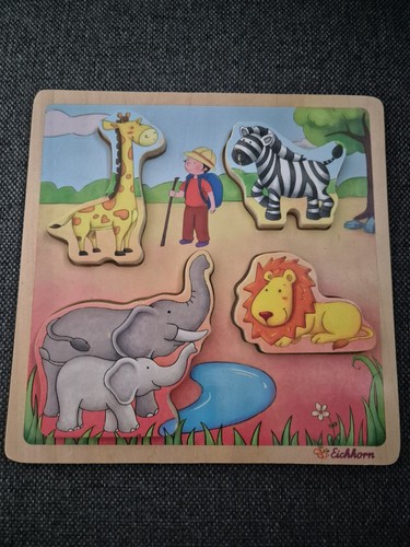 Eichhorn steckpuzzle holz - eichhorn,