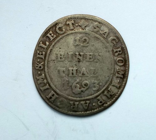 Thaler 1693 sachsen - 1/12,