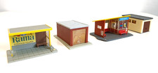 Faller - Konvolut Bushaltestellen Garagen H0 - Gebäude Haus Häuser  ---- CK 1379