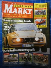 Oldtimer Markt Februar 2007 Alfa Romeo Junior Zagato 3er Cabrio To650