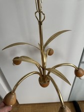 Vintage Tropical Blätter Kronleuchter Palme Deckenleuchte Leuchte Deckenlampe