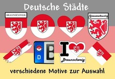 Aufkleber- Flagge-Wappen-KFZ