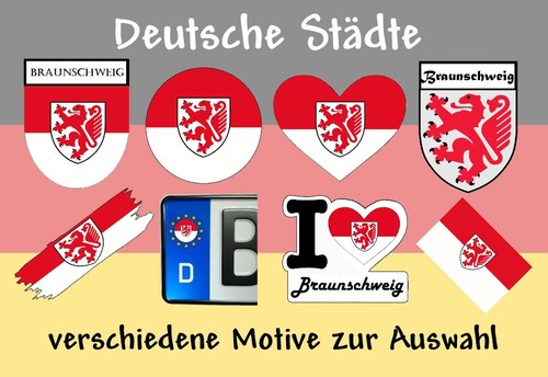 Aufkleber flagge wappen kfz - aufkleber-, flagge-wappen-kfz