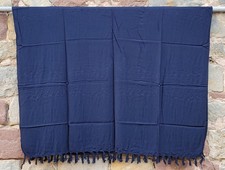 Sarong unifarben DUNKELBLAU