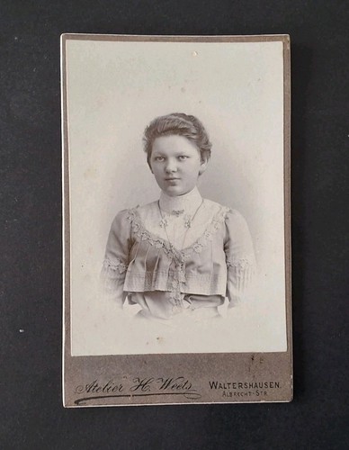 Cdv 1910 junge frau - cdv,