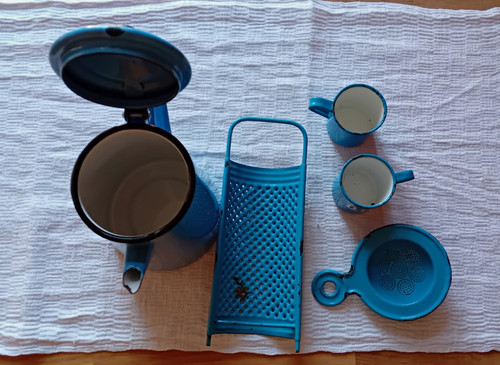 Emailware kaffee teeset - &,