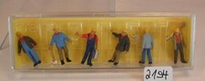 Preiser Spur H0 1/87 Nr. 33 Figuren Bauarbeiter OVP #2194