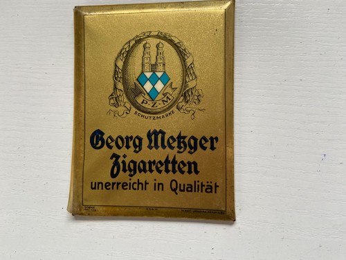 Werbeschild georg metzger - werbeschild,,
