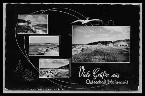 Ansichtskarte ostseebad - ansichtskarte,