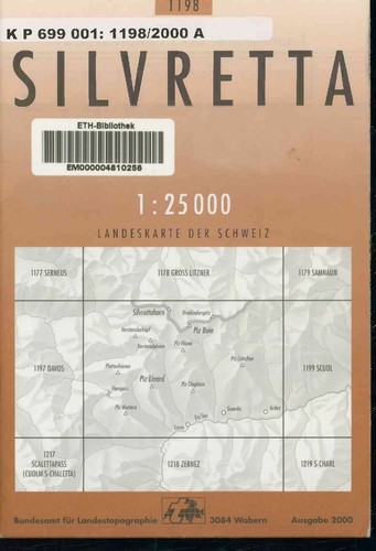 Silvretta landeskarte der - silvretta.,