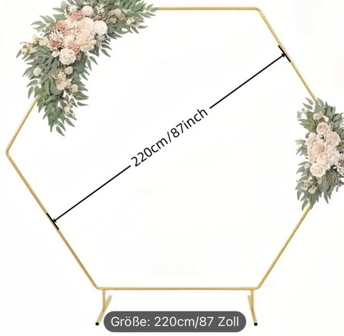 Traubogen gold - gold, (hexagon)