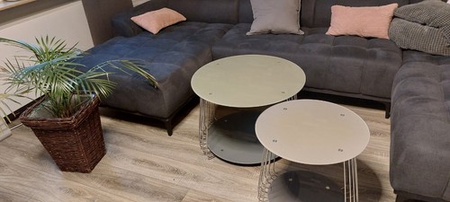 Glastische wohnzimmer - glastische,