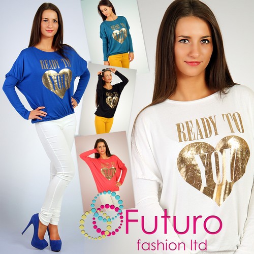 Sexy bluse mit goldenem - sexy, logo