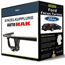 Starre Anhängerkupplung für FORD Focus Turnier 07.2010-02.2020 III Auto Hak NEU