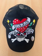 Ed Hardy Cap schwarz - individuell Größenverstellbar