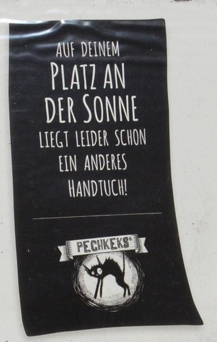 Badetuch pechkeks schwarzer - pechkeks,