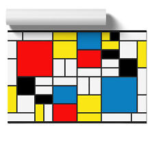 Piet Mondrian Stil ungerahmtes Wandbild Poster Druck Wohndeko Wohnzimmer