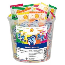 Ahoj Brause Pulver mit allen 4 Sorten Brause Klassiker 580g Eimer