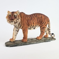 XL Deko Figur gelber Tiger Königstiger Großkatze Raubtier Katze Afrika IM116 O