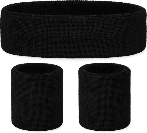 Schweissband und stirnband set - schweissband,