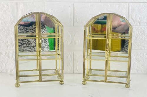 Vintage messing glas - messing,