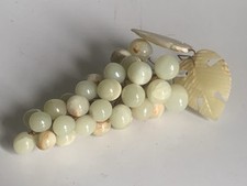 Vintage Onyxtrauben Trauben Weintrauben aus Onyx Rispe Deko Dekoobst Obst