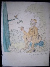 Erich Wilke (1879-1936) vagabunden 1914 vorbild für OTTO QUANTE * SIMPLICISSIMUS